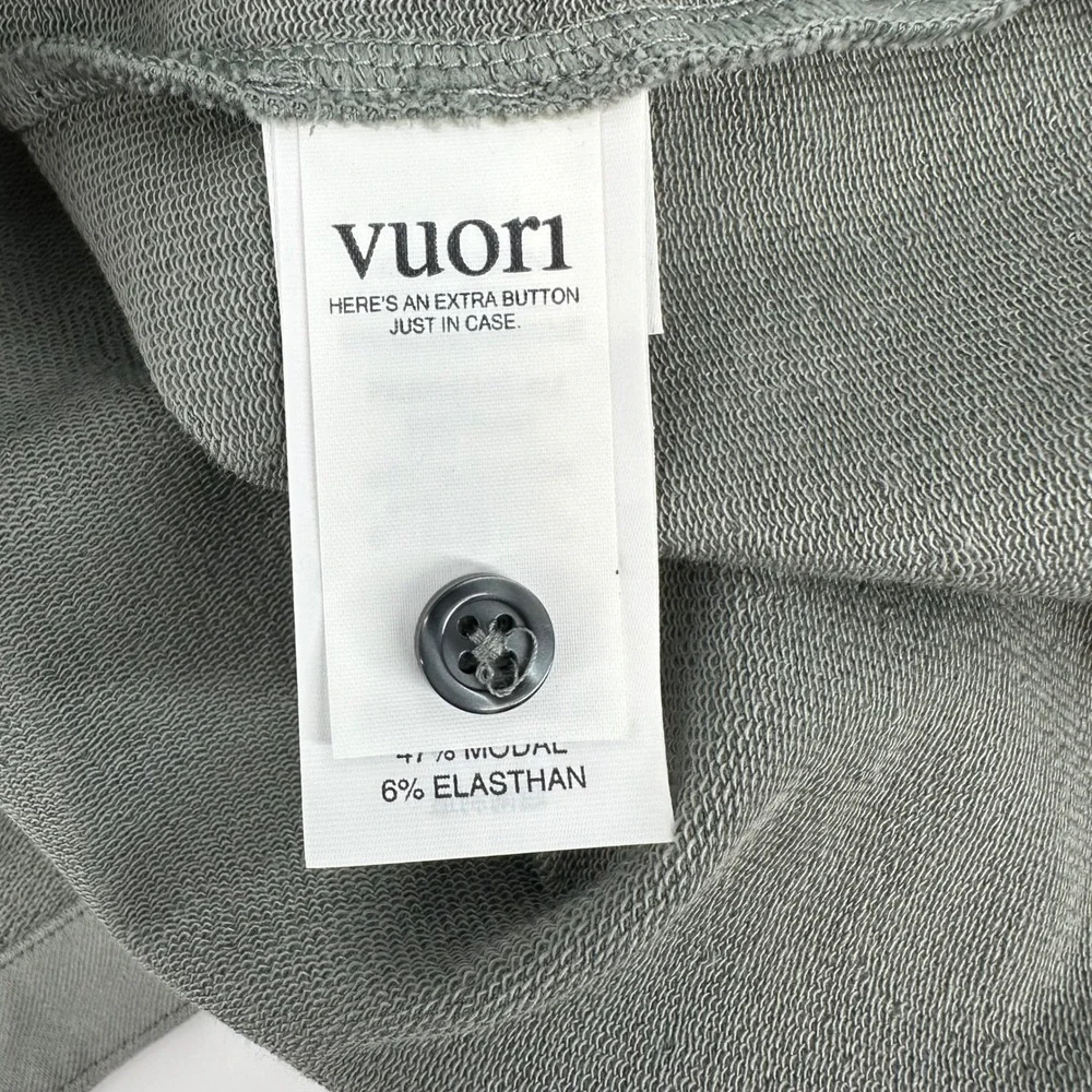 Vuori Boulevard Shirt Jacket Mens XXL Stormy Green V281 NWT Cotton Modal Shacket